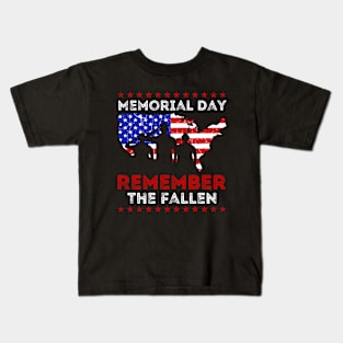 Memorial Day Remember The Fallen Kids T-Shirt